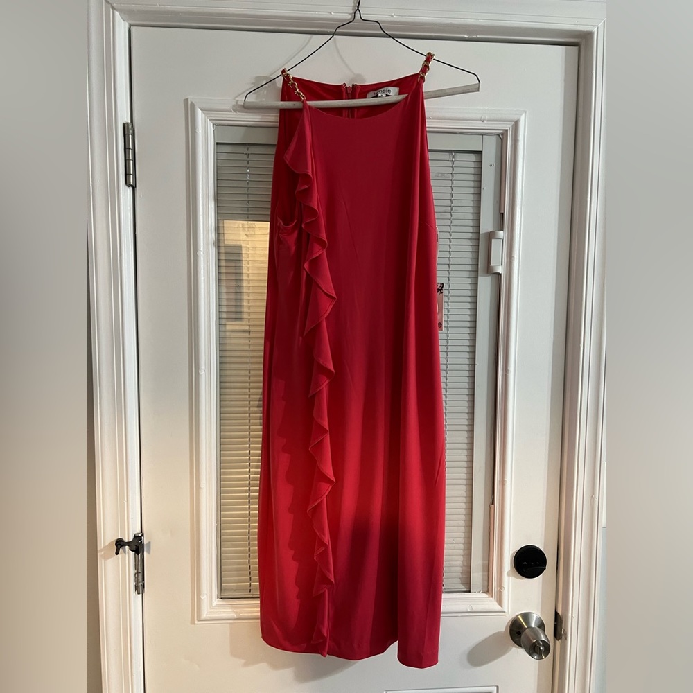 Kensie hot pink dress